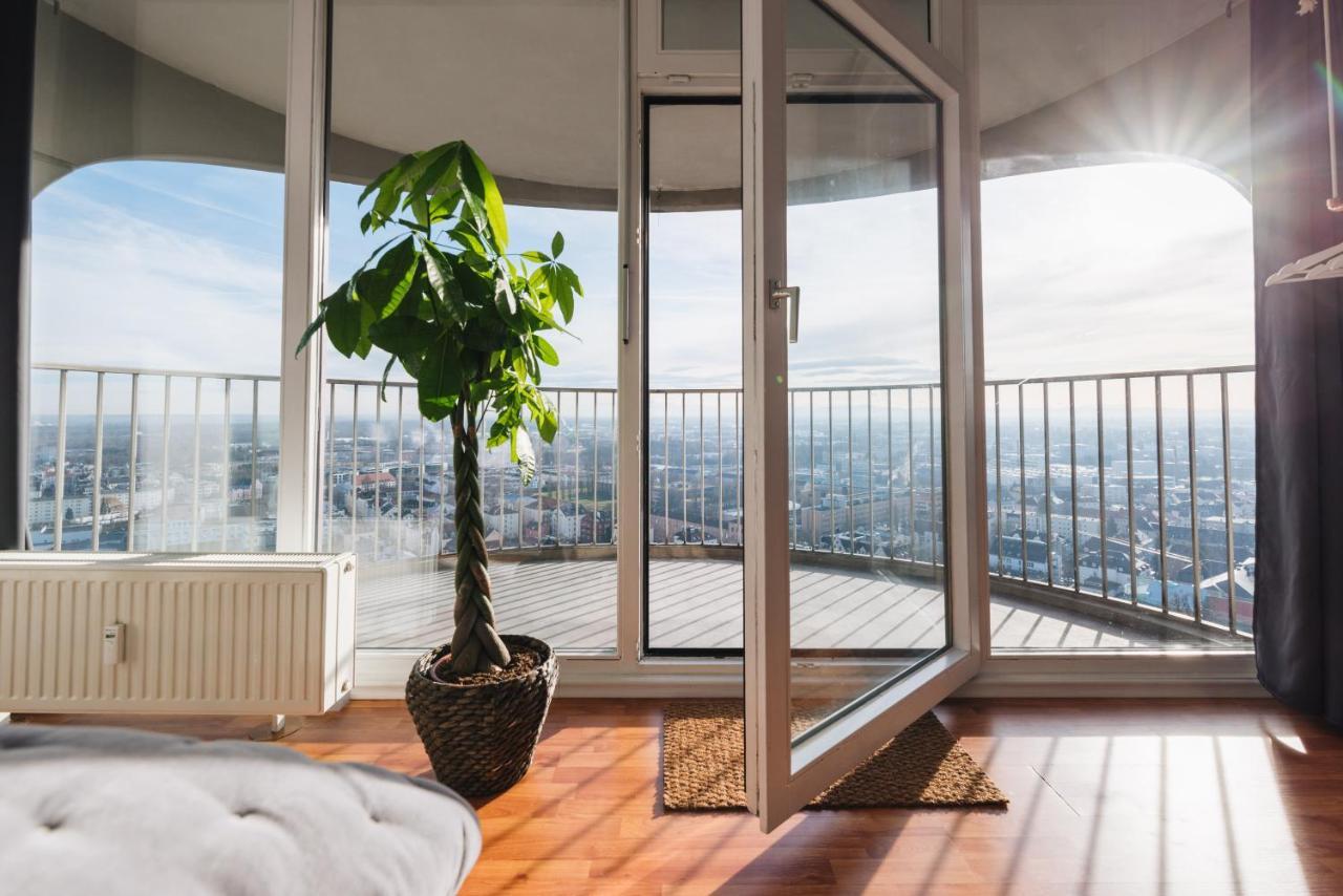 Great City View I 26 Floor I Netflix And Boxspringbed Augsburg Exteriör bild