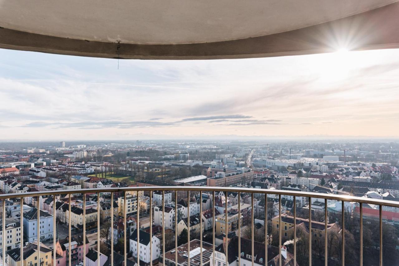 Great City View I 26 Floor I Netflix And Boxspringbed Augsburg Exteriör bild